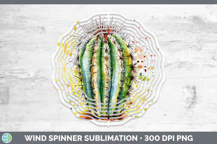 Watercolor Cactus Clipart Image 6