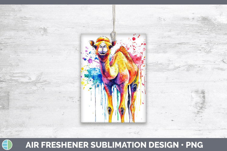 GorgeousWatercolor Splash Air Freshener design.