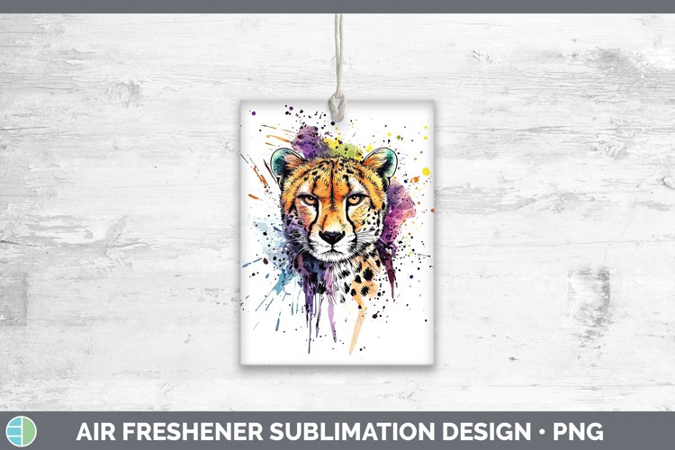 GorgeousWatercolor Splash Air Freshener design.
