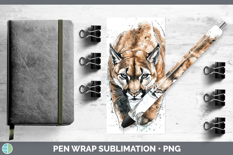 GorgeousWatercolor Splash Pen Wrap design.