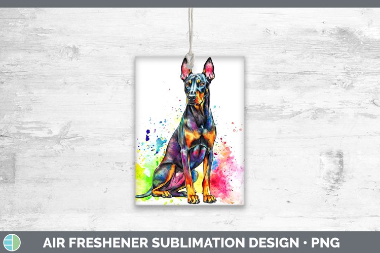GorgeousWatercolor Splash Air Freshener design.