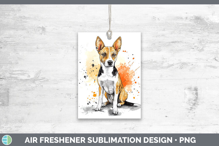 GorgeousWatercolor Splash Dogs 03 Air Freshener design.