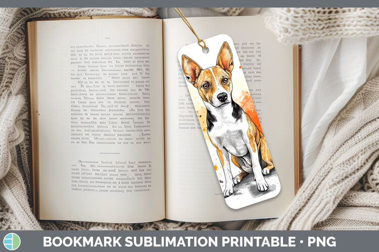 GorgeousWatercolor Splash Dogs 03 Bookmark design.