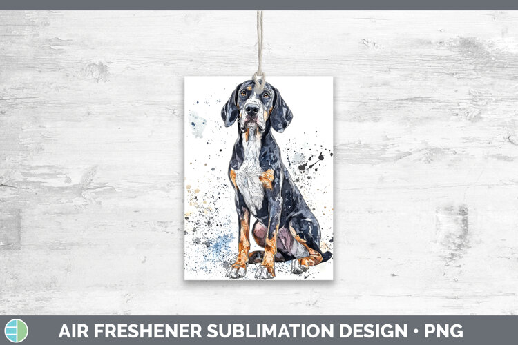 GorgeousWatercolor Splash Dogs 03 Air Freshener design.