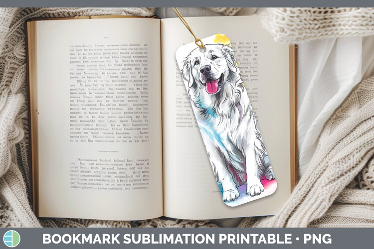 GorgeousWatercolor Splash Dogs 03 Bookmark design.
