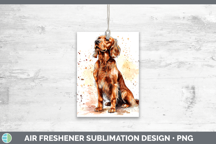 GorgeousWatercolor Splash Dogs 03 Air Freshener design.