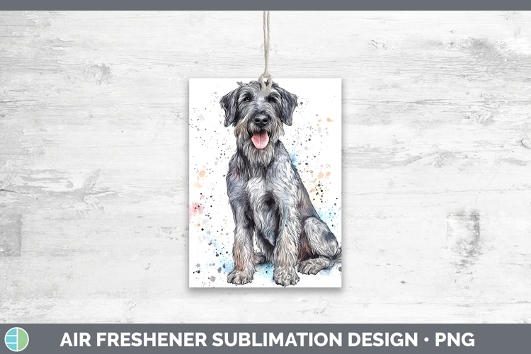 Watercolor Splash Dogs 03 Irish Wolfhound Air Freshener Sub