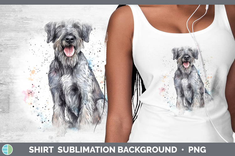 Watercolor Splash Dogs 03 Irish Wolfhound Shirt Sublimation