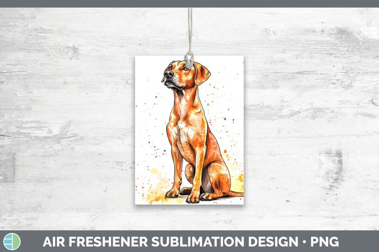 Watercolor Splash Dogs 03 Rhodesian Ridgeback Air Freshener