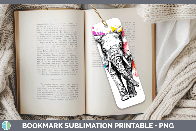 Elephant Watercolor Clipart Image 22
