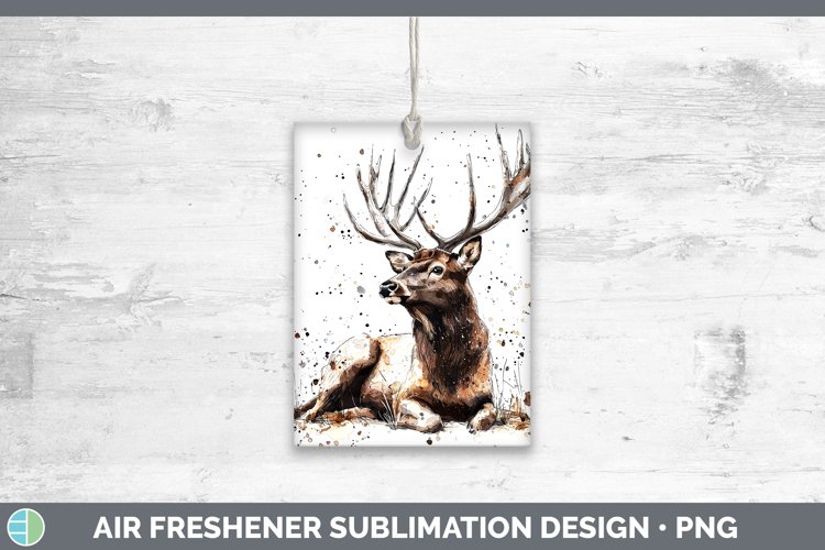 GorgeousWatercolor Splash Air Freshener design.
