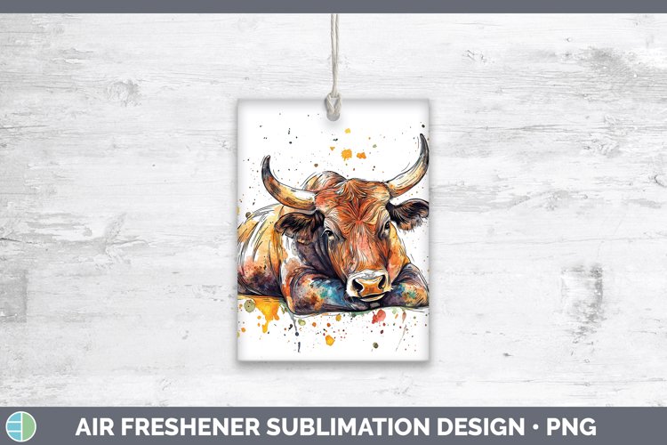 GorgeousWatercolor Splash Farm Air Freshener design.
