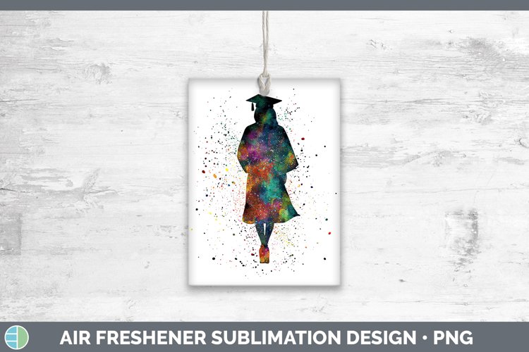 GorgeousWatercolor Splash Air Freshener design.