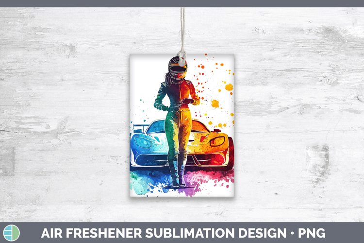 GorgeousWatercolor Splash Air Freshener design.