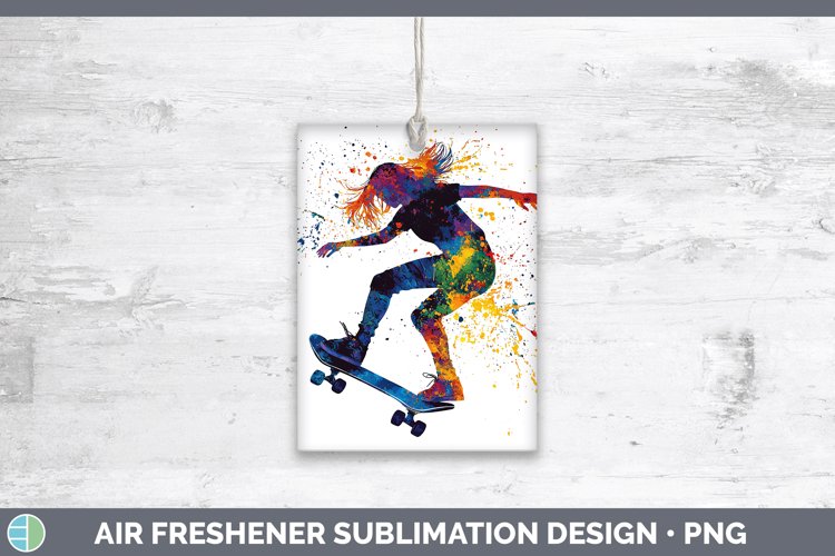 GorgeousWatercolor Splash Air Freshener design.