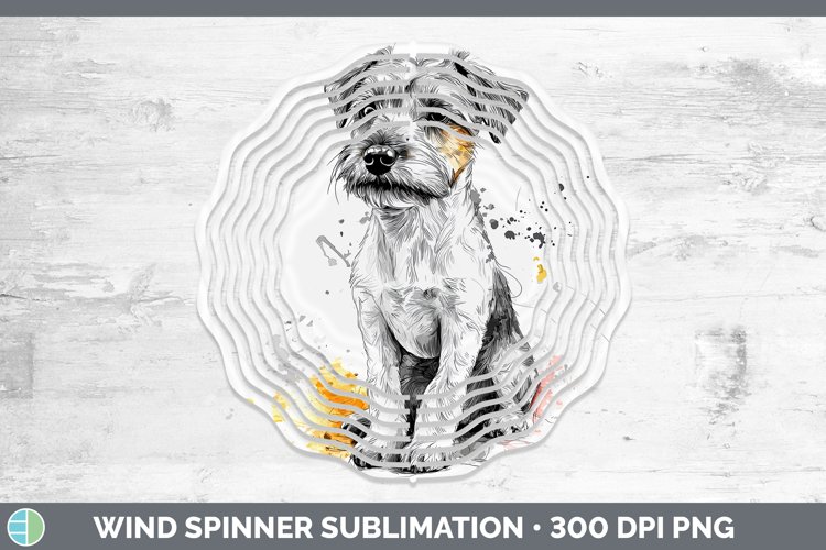 GorgeousWatercolor Splash Wind Spinner design.