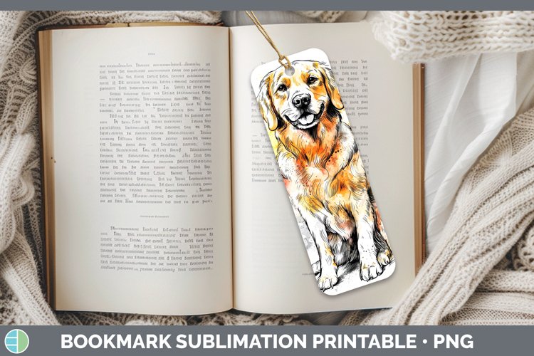 GorgeousWatercolor Splash Bookmark design.