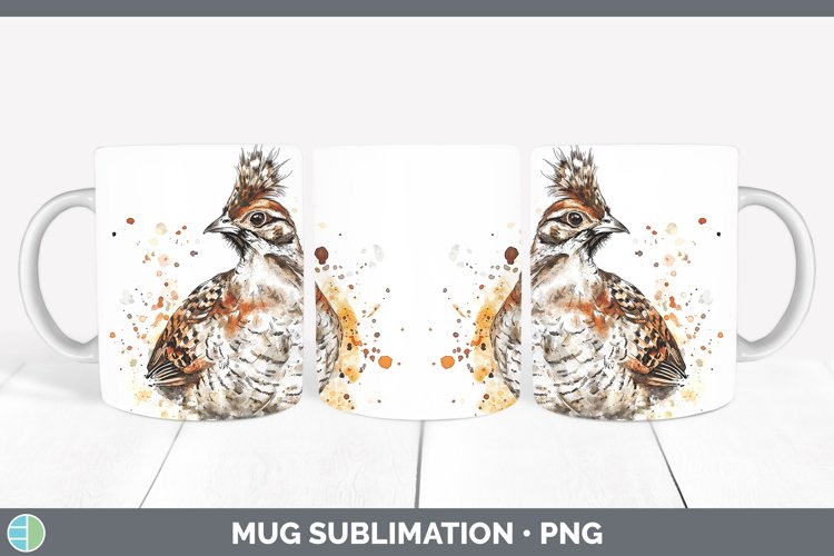 GorgeousWatercolor Splash Mug Wrap design.