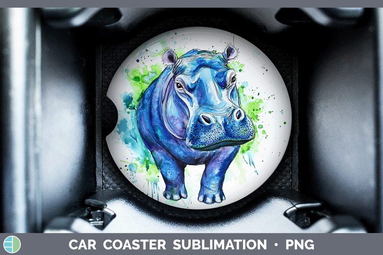 Car Coaster Sublimation Designs