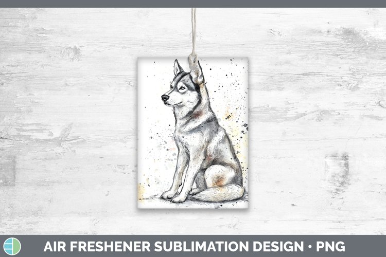 GorgeousWatercolor Splash Air Freshener design.