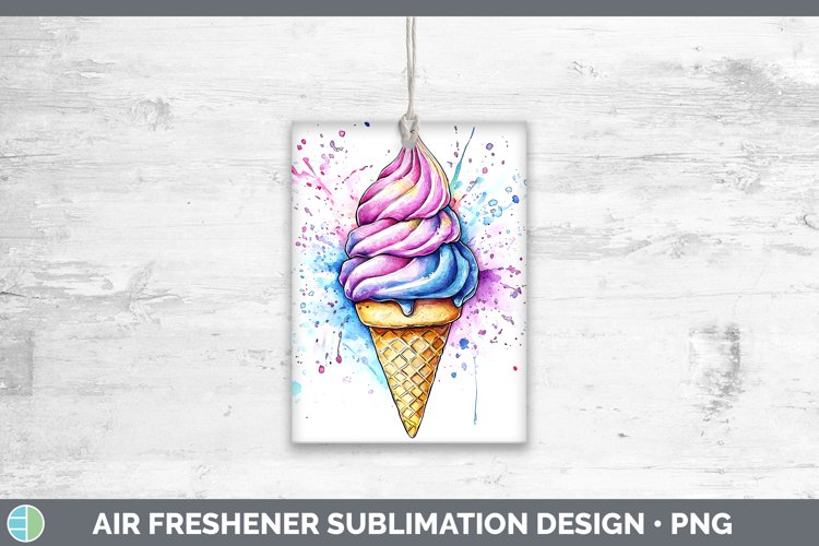 GorgeousWatercolor Splash Air Freshener design.