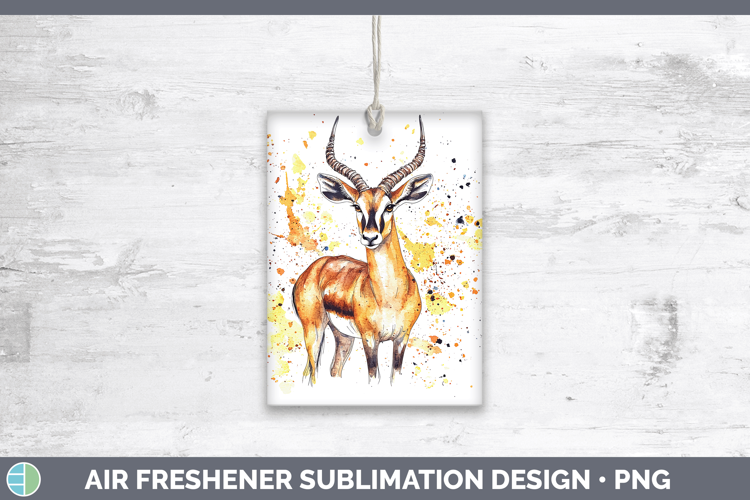 Watercolor Splash Impala Air Freshener Sublimation Car Fresh