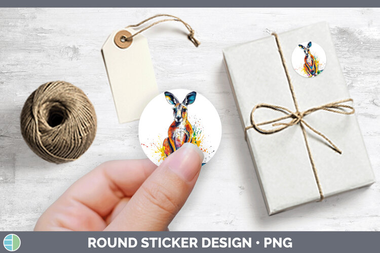 GorgeousWatercolor Splash Stickers design.