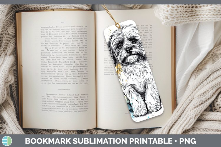 GorgeousWatercolor Splash Bookmark design.