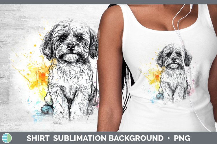 GorgeousWatercolor Splash Shirt design.