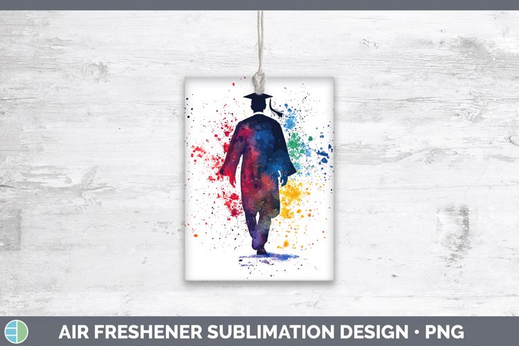 GorgeousWatercolor Splash Air Freshener design.