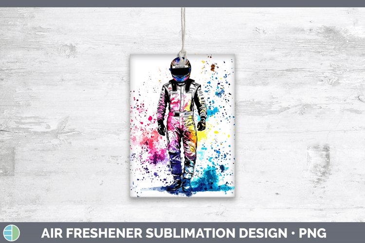 GorgeousWatercolor Splash Air Freshener design.