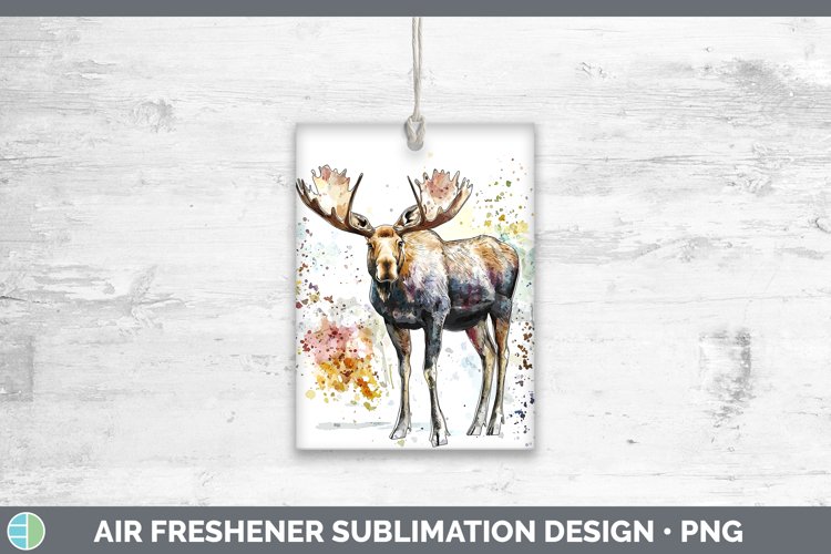 GorgeousWatercolor Splash Air Freshener design.