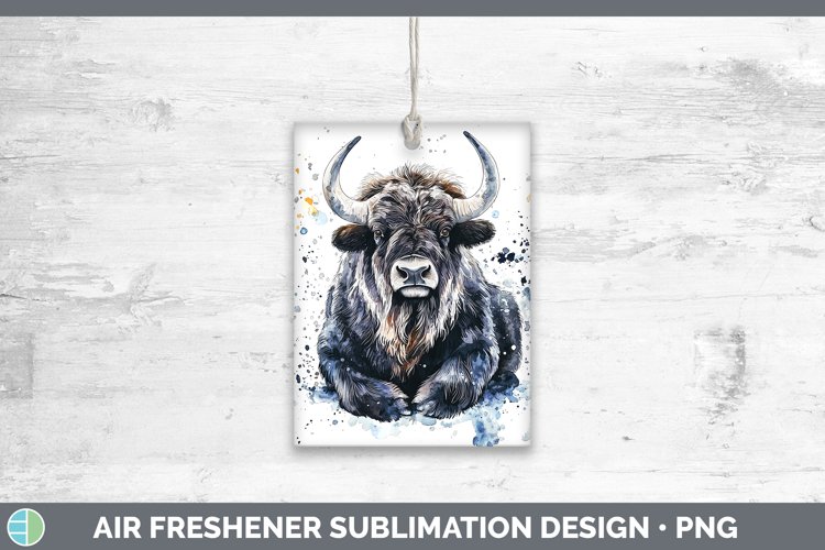 GorgeousWatercolor Splash Air Freshener design.