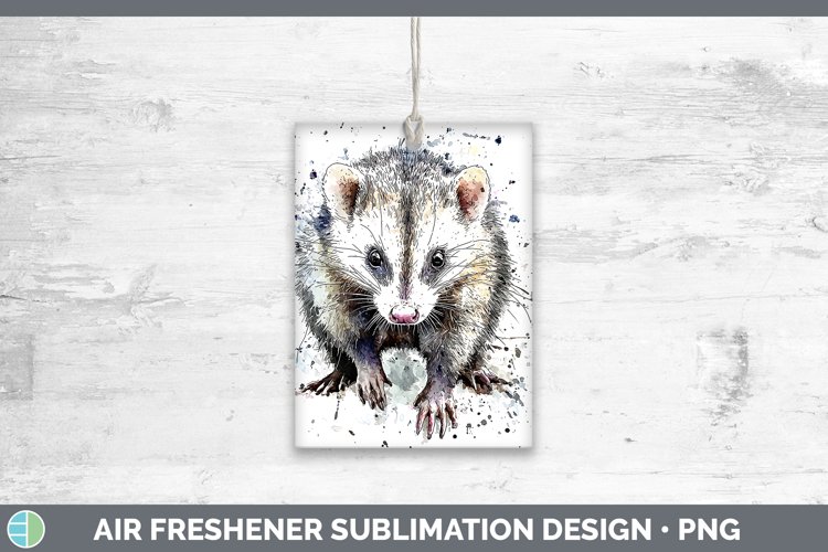 GorgeousWatercolor Splash Air Freshener design.