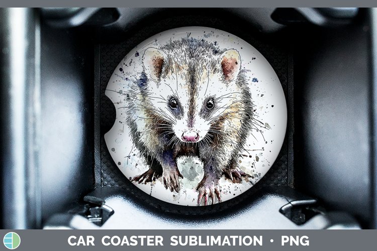 Car Coaster Sublimation Designs Image 3