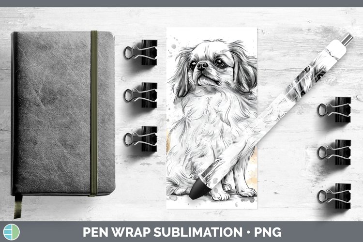 GorgeousWatercolor Splash Pen Wrap design.