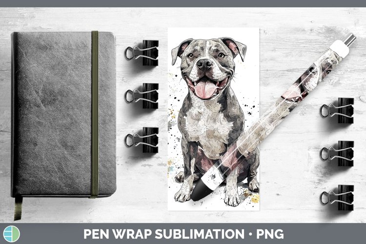 GorgeousWatercolor Splash Pen Wrap design.