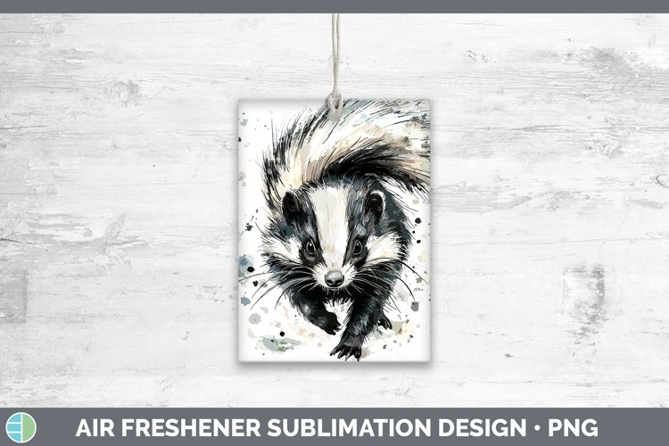 GorgeousWatercolor Splash Air Freshener design.