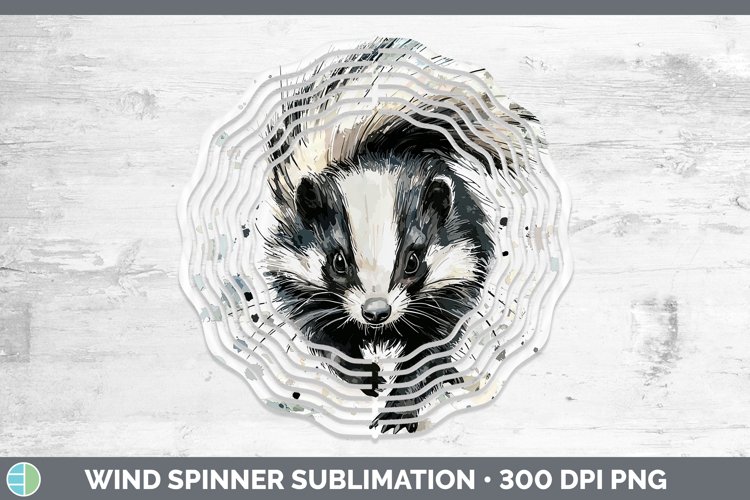 GorgeousWatercolor Splash Wind Spinner design.