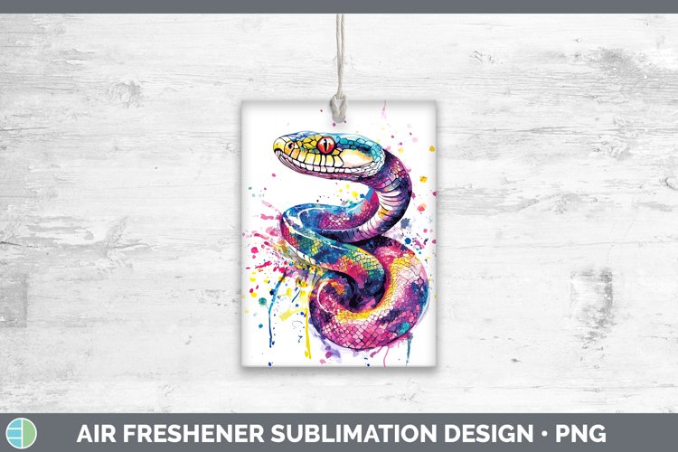 GorgeousWatercolor Splash Air Freshener design.