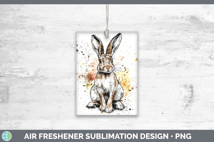 GorgeousWatercolor Splash Air Freshener design.