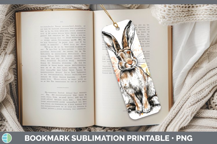 GorgeousWatercolor Splash Bookmark design.