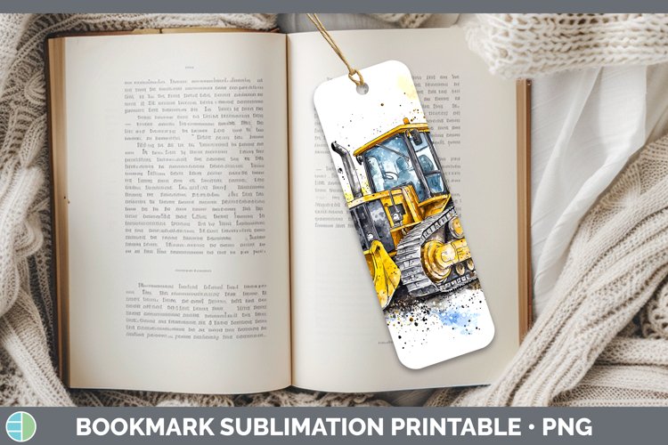 GorgeousWatercolor Splash Toy Bookmark design.