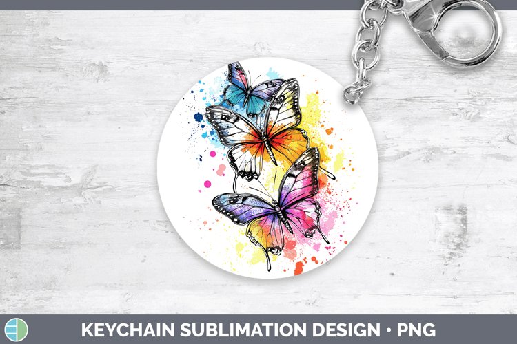 GorgeousWatercolor Splash Toy Keychain design.