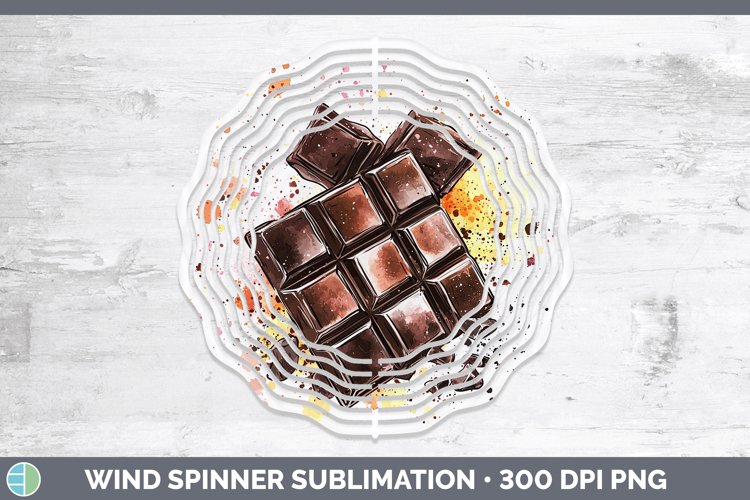 GorgeousWatercolor Splash Toy Wind Spinner design.