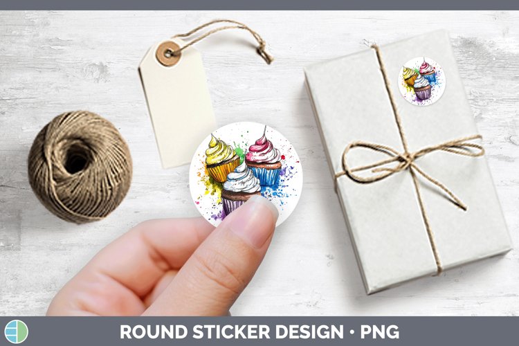 GorgeousWatercolor Splash Toy Stickers design.