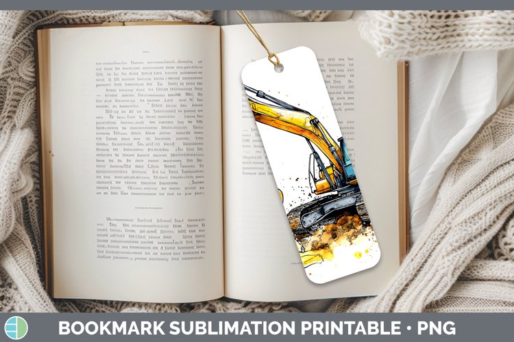 GorgeousWatercolor Splash Toy Bookmark design.