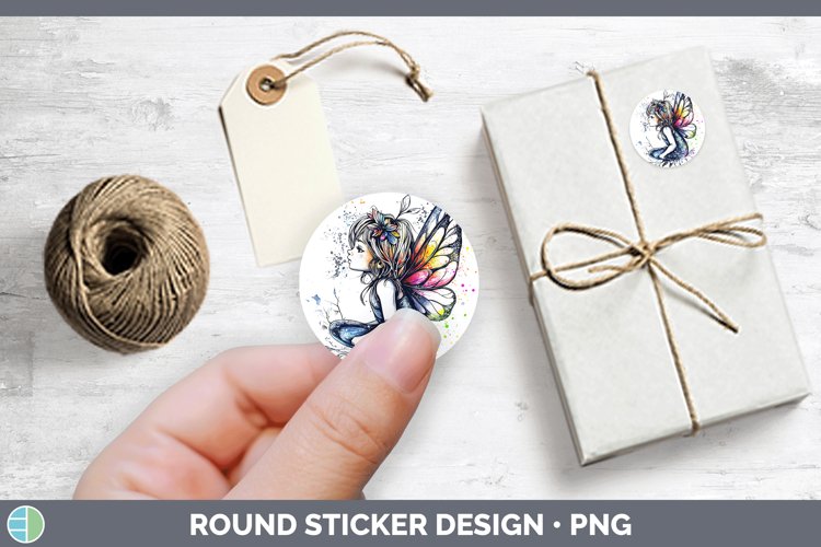 GorgeousWatercolor Splash Toy Stickers design.
