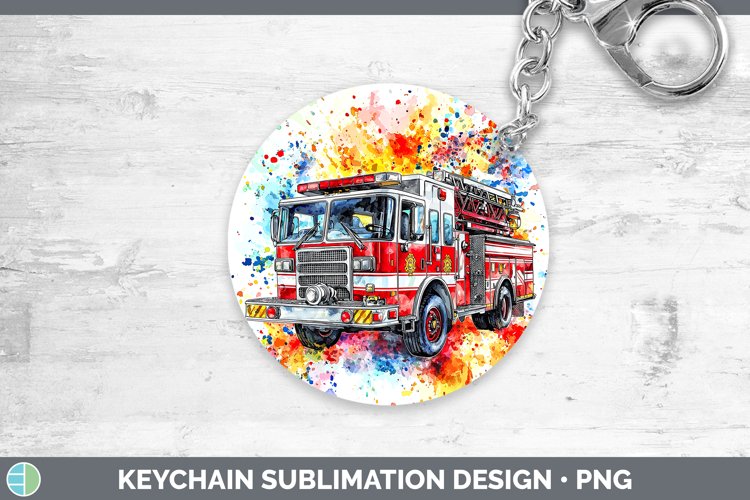 GorgeousWatercolor Splash Toy Keychain design.