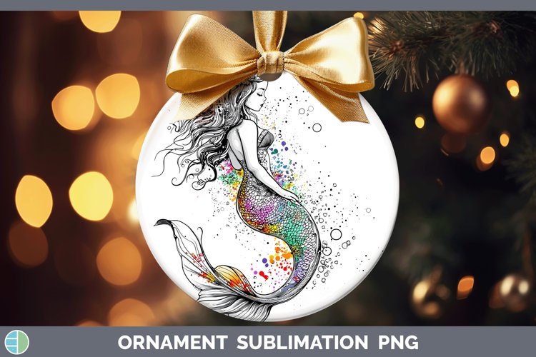 GorgeousWatercolor Splash Toy Ornament design.